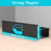 4 Pack Magnetic Spice Storage Rack Organizer for Refrigerator and Oven, Black Fridge Organizers and Storage - Image 3