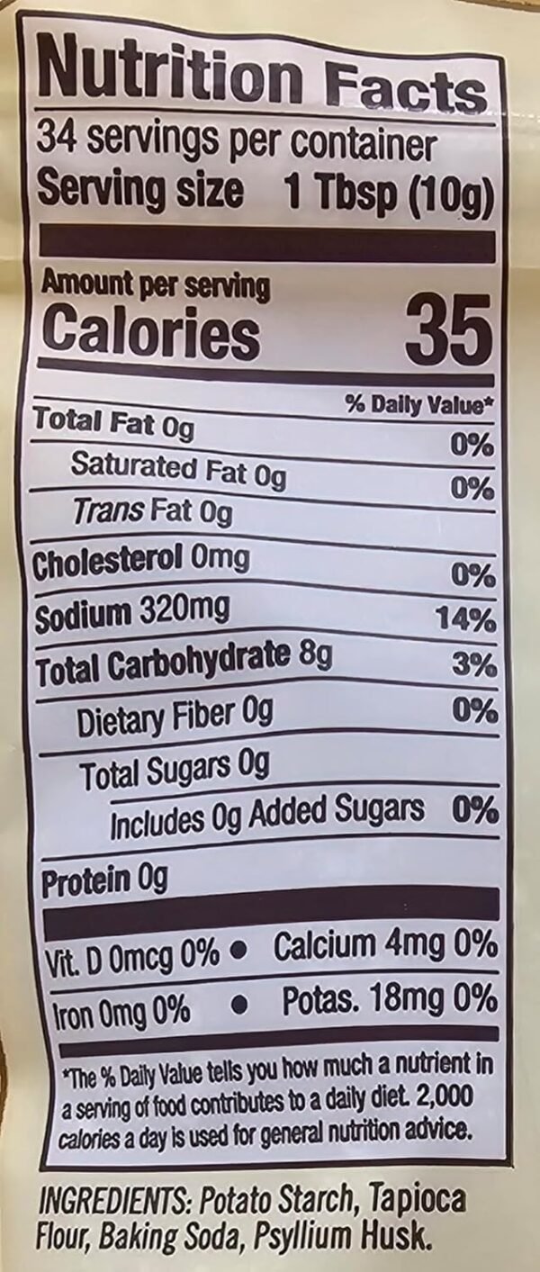 (Pack of 2) Vegan Egg Replacer, Equivalent to 34 Eggs, Non-GMO, Gluten Free, (12 oz each, Total: 24 oz) - Image 2