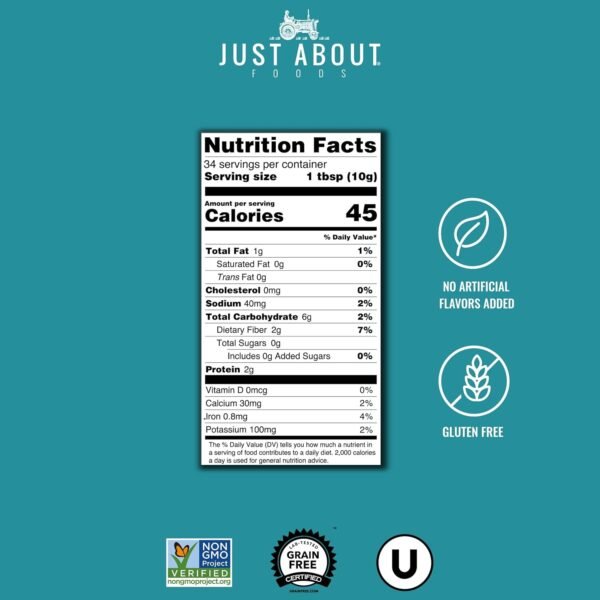 Vegan Egg Substitute For Baking 12 oz (340 g) | Just About Foods - Image 3