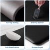 StepRite Kitchen Mats, 2PCS Kitchen Rugs, Cushioned Anti Fatigue Kitchen Mats for Floor, Non-Slip Standing Desk Mat, Waterproof Kitchen Rug Set for Kitchen, Floor, - Image 5
