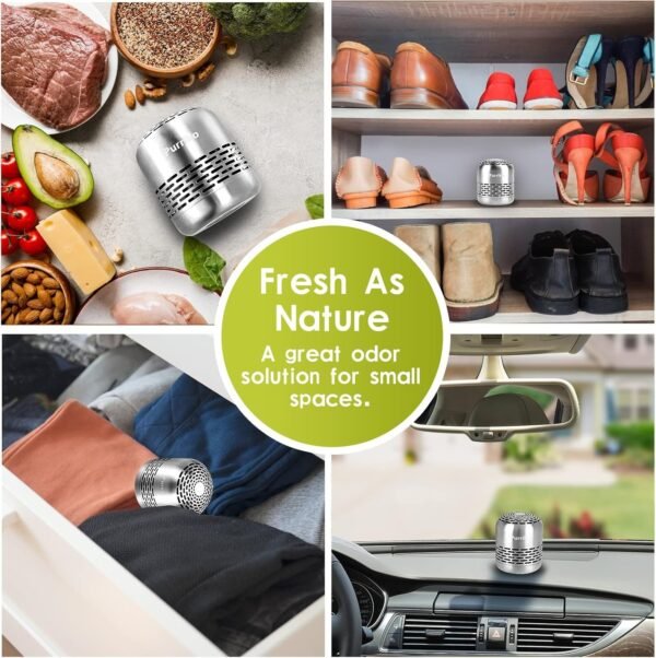 Refrigerator Deodorizer,Lasts for 10 Years,Refrigerator Odor Eliminator,Fridge Deodorizer,More Effective Than Baking Soda Bamboo Air Purifying Bags - Image 5