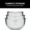 Cuisinart Mixing Bowl Set, Stainless Steel, 3-Piece, CTG-00-SMB - Image 4