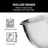 Cuisinart Mixing Bowl Set, Stainless Steel, 3-Piece, CTG-00-SMB - Image 5